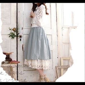 🌸Harajuku Mori Girl Floral Embroidery Dress